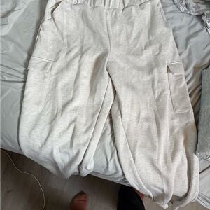 Express Light Gray Jogger Pants